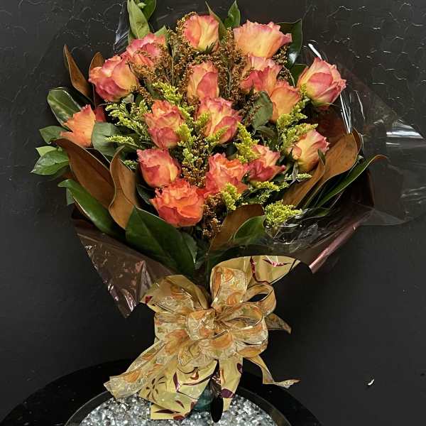 Free Spirit Wrapped Rose Bouquet