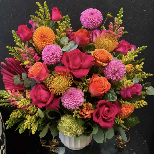 Tropical Dalhia Love Bouquet