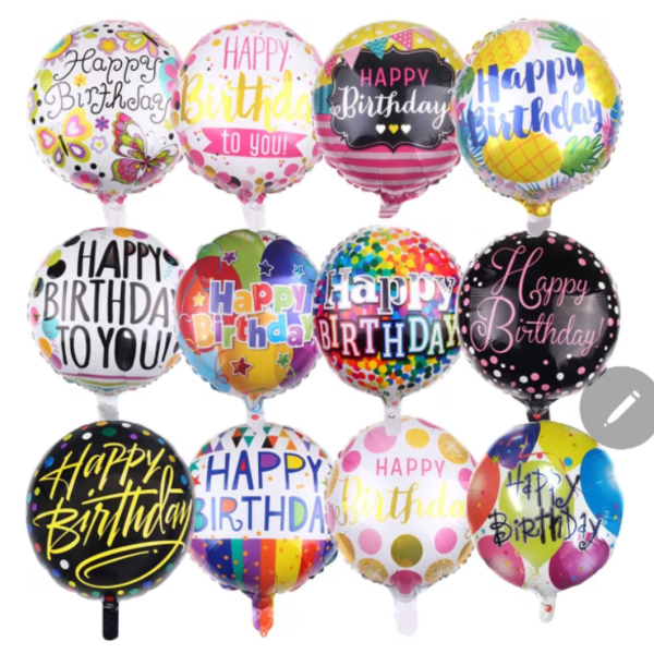 Happy Birthday Mylar Balloons