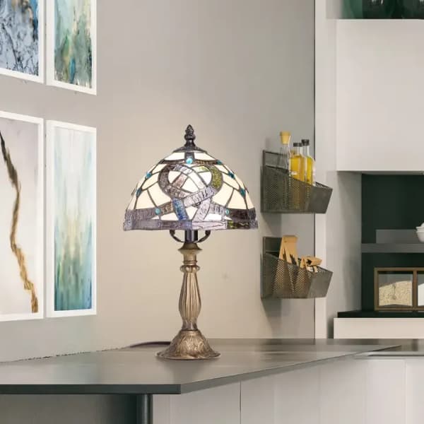 Celtic Pathways Tiffany Style Memory Lamp