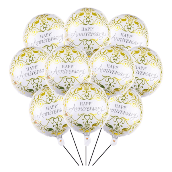Happy Anniversary Mylar Balloons