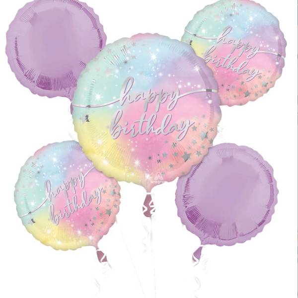 Luminous Birthday Balloon Bouquet