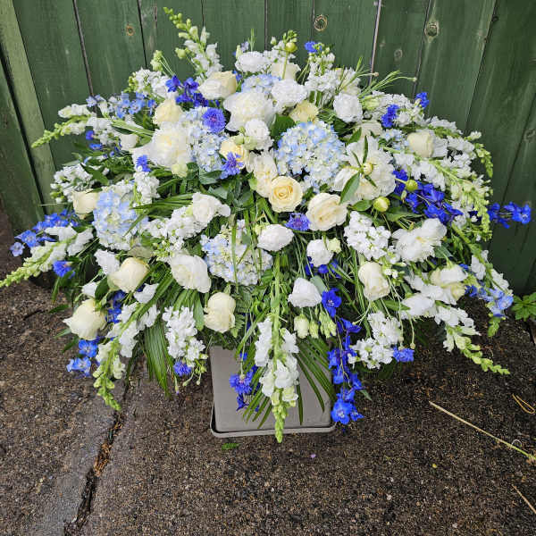 Ocean of Peace Casket Spray