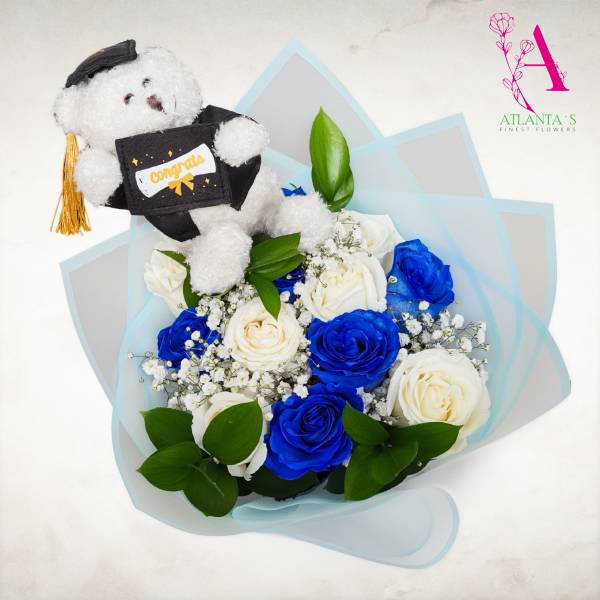 Grads Dozen Roses Bouquet