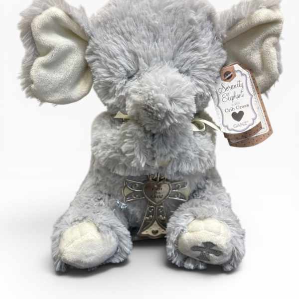 Serenity Elephant with Crib Cross