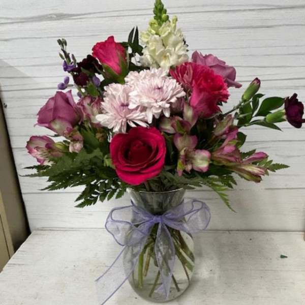 Mixed rose bouquet