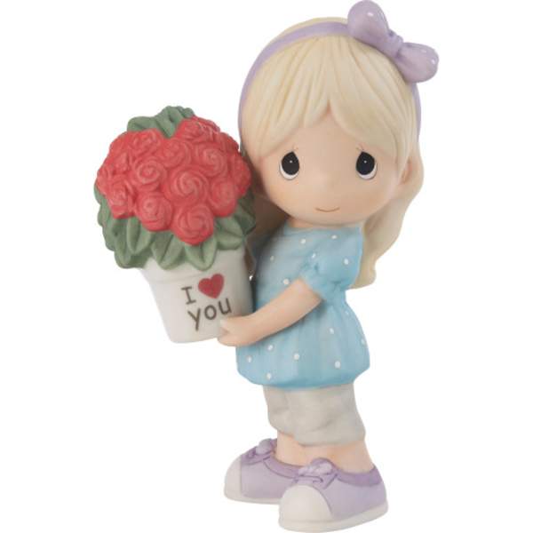 Precious Moments My Love For You Continues To Grow Girl Figurine
