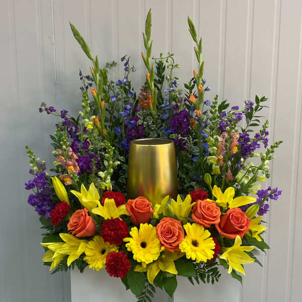 Vibrance Urn Wreath