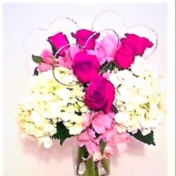 Wrapped with Love and Red Roses
