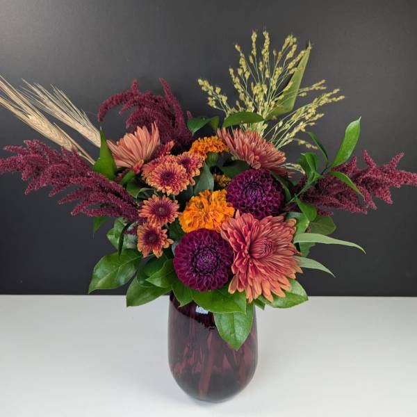 Amber Harvest Arrangement