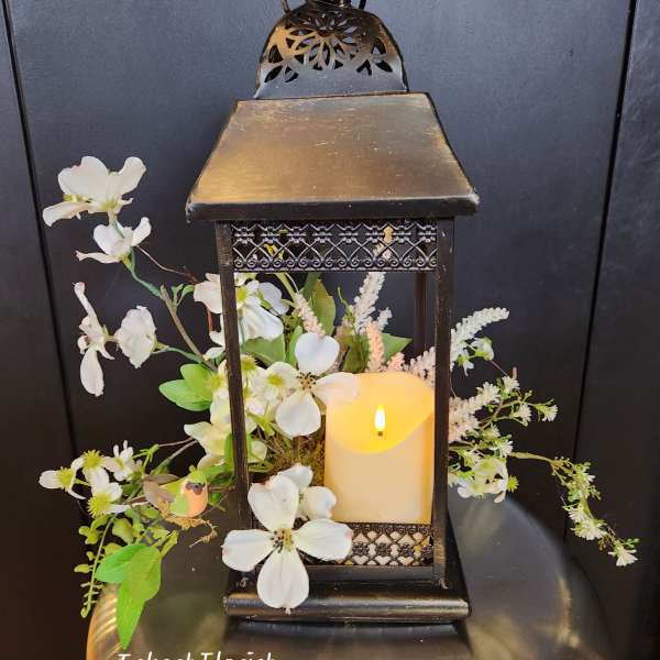 Eckert Florist's Bronze Metal Open Lantern