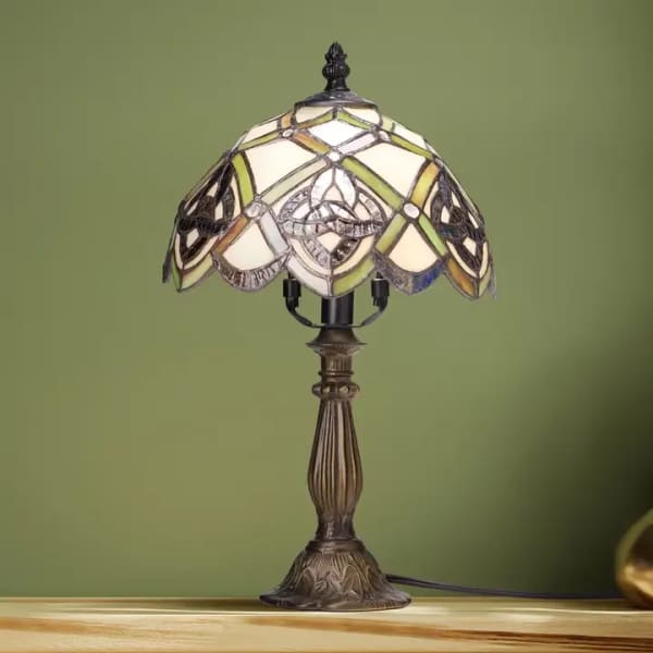 Trinity Life-Stained Glass Tiffany Style Memory Lamp
