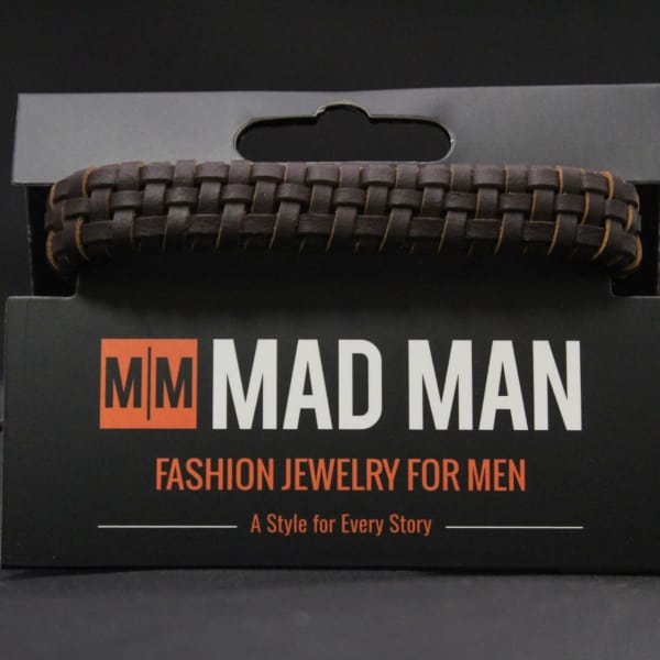Men's Mad Man Leather Bracelet - Orlando