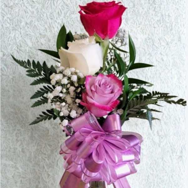 Triple Bloom Elegance