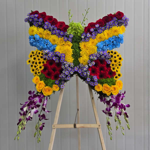Butterfly Standing Spray