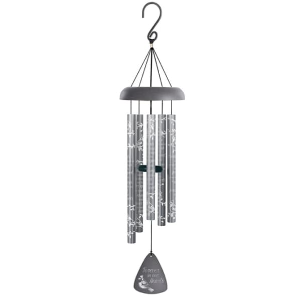 30" Forever In Our Hearts Silhouette Chime with Cardinal