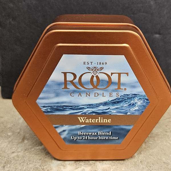 Root Candle Waterline Tin S