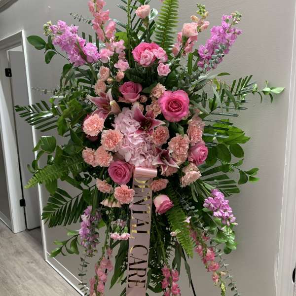 Pink Lily Spray