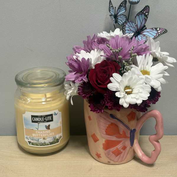 Chasing Butterflies Floral Duo