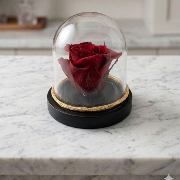 Red Mini Preserved Forever Rose