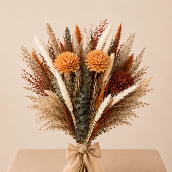 Boho Pampas Bridal Bouquet