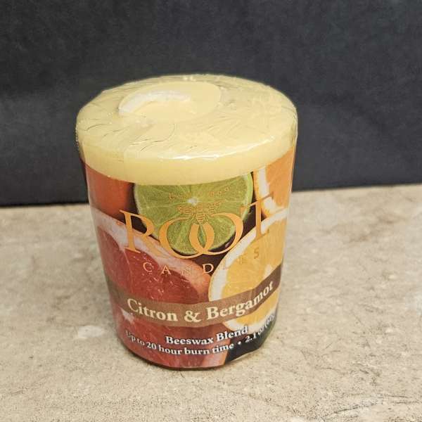 Root Candle Citron & Bergamot Votive