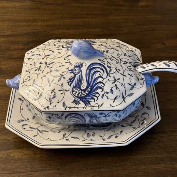 Outeiro Agueda Hand Painted Portuguese Tureen