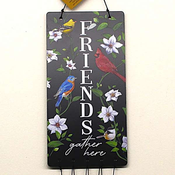 25 3/4 Inch Friends Gather Here Windchime