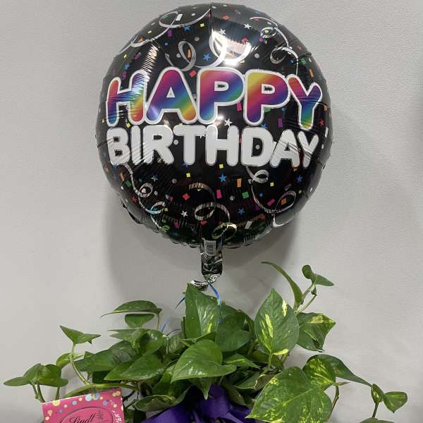 Pink & Purple Birthday Planter