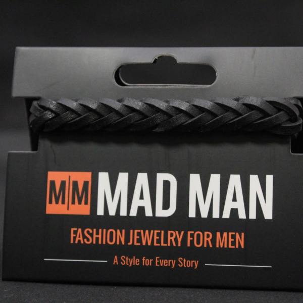 Men's Mad Man Leather Bracelet - Oakland
