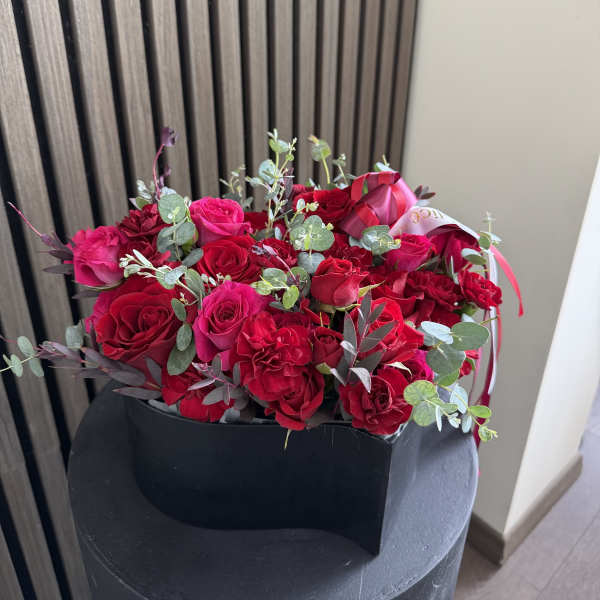Red Velvet Heart Box