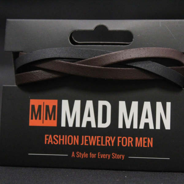Men's Mad Man Leather Bracelet - Phoenix