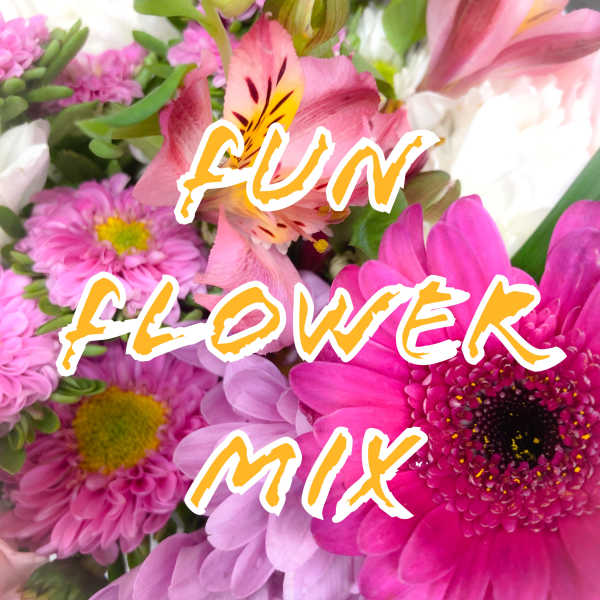 Fun flower mixed arrangement
