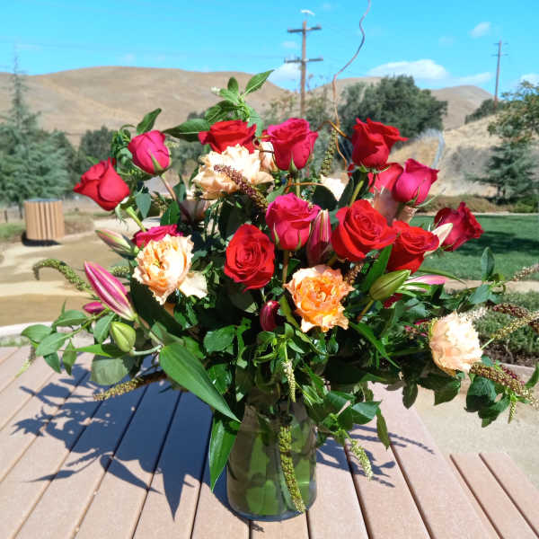 Mixed Rose and Lily