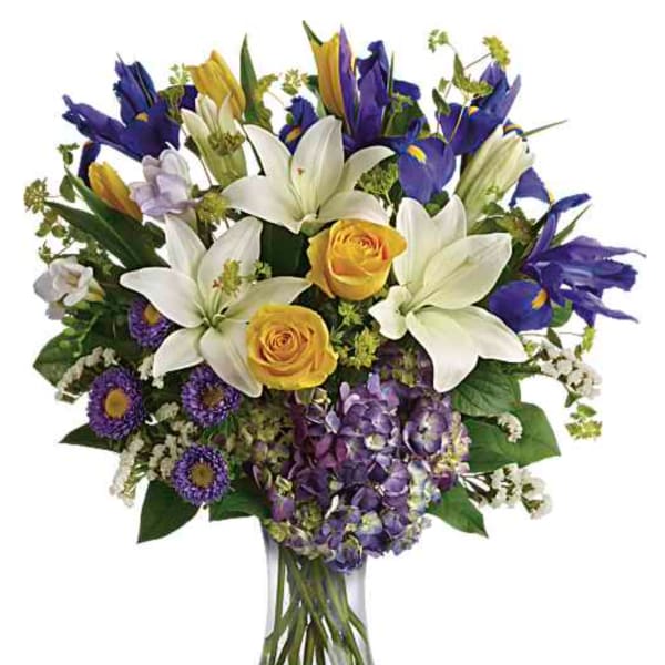 Floral Spring Iris Bouquet