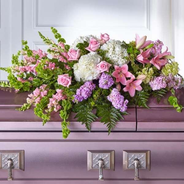 Heart's Tenderness Casket Spray