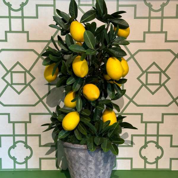 Faux Lemon Tree