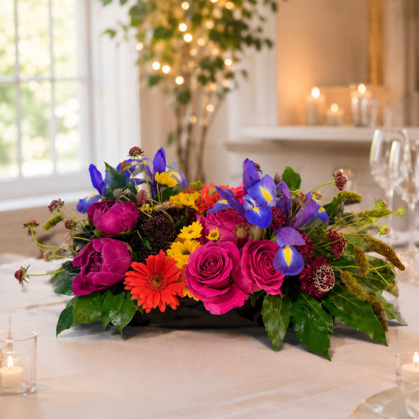 Punch of Color centerpiece