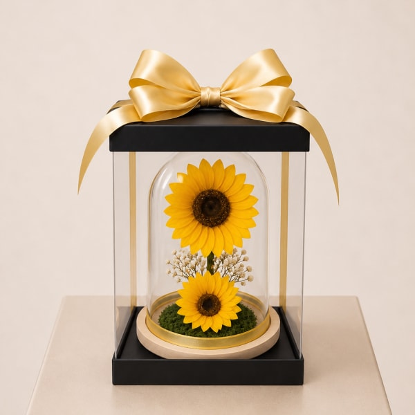 Forever Sunflower Duo (Height: 9.84 ")