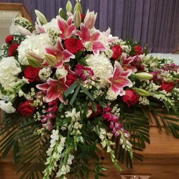 Elegance & Sophistication Casket Spray