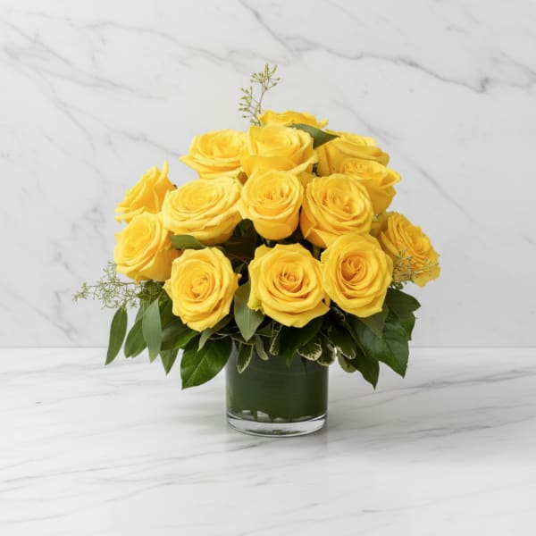Sunny Yellow Roses