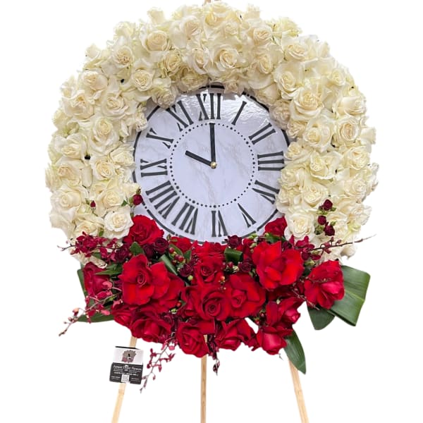 Time of Passing Tribute Arrangement