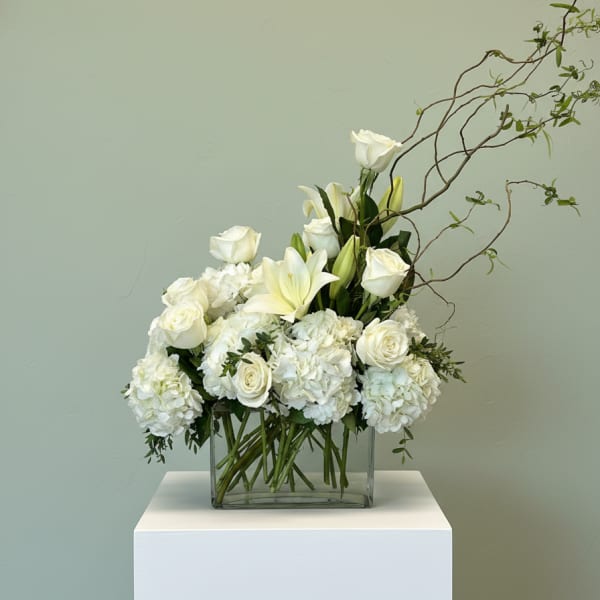 Heavenly Grace White Sympathy Arrangement