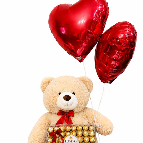 Giant Teddy Bear with Ferrero Rocher