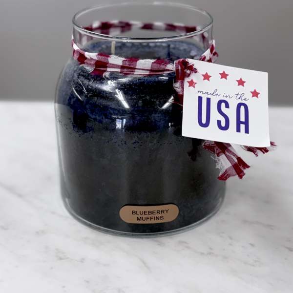34 oz Jar Candle - Blueberry Muffin