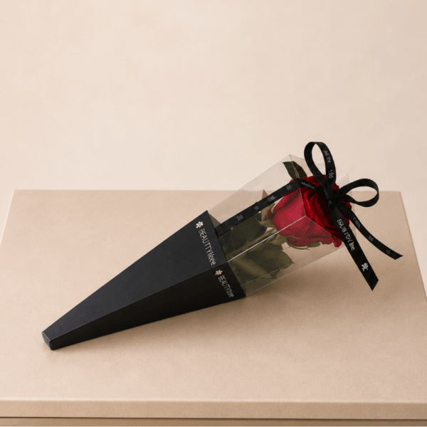 Single Rose in Black Gift Box