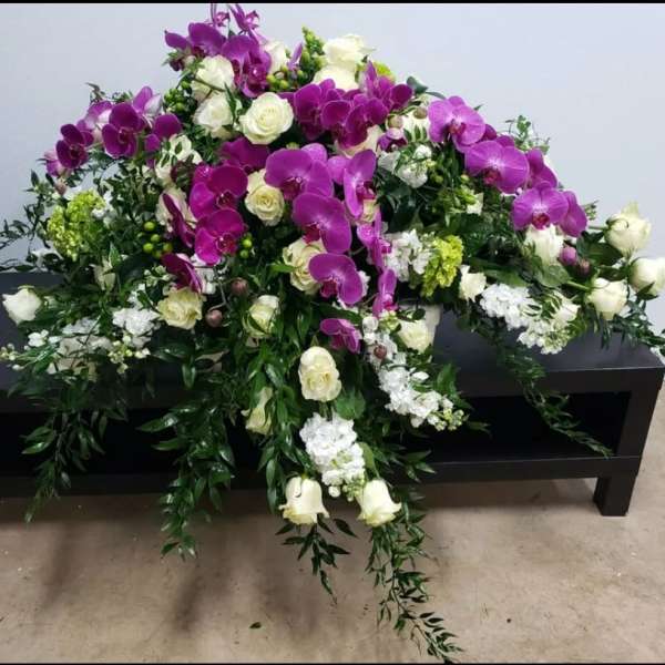 Royal Eternity Casket Spray
