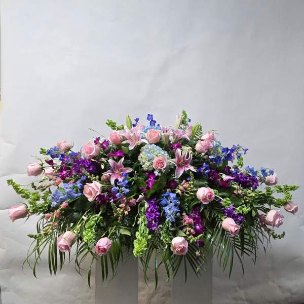 Loving Memories Casket Spray