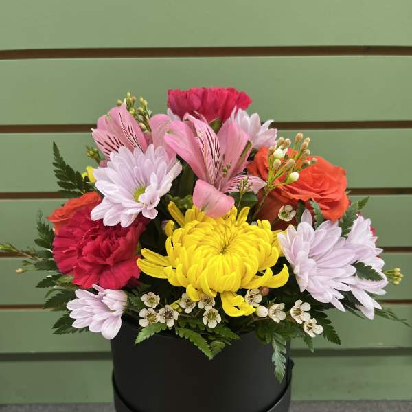 Brightest Blooms Hat Box