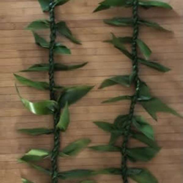 Double Ti Leaf Lei